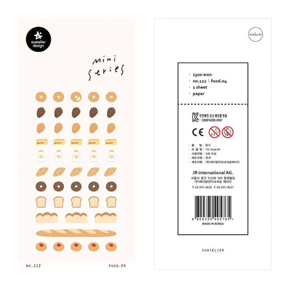 Korean Import Original Suatelier Collection Kawaii Daily Stickers Scrapbooking Diy Journal Stationery Sticker Deco Art Supplies Beauty World Shop