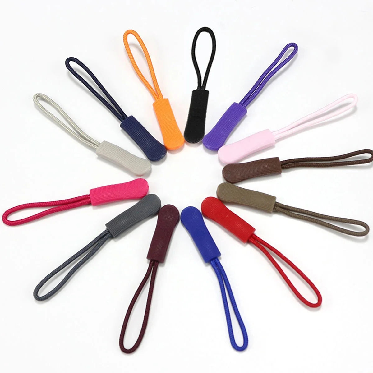 20 pcs zipper tail rope Clothing plastic zipper head zipper rope bag PVC tail strip Beauty World Shop