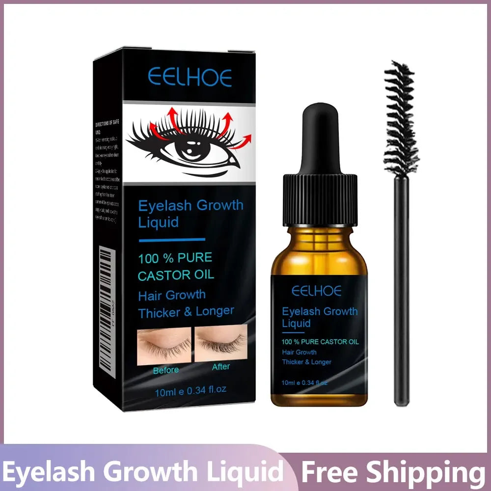 Eyebrows Natural Thick Slender Curl Curl Moist Natural Castor Oil Growth Liquid Serum Extension Eyelash Female Makeup Product Beauty World Shop