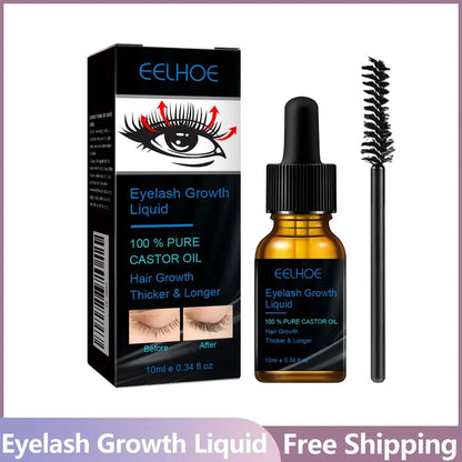 Eyebrows Natural Thick Slender Curl Curl Moist Natural Castor Oil Growth Liquid Serum Extension Eyelash Female Makeup Product Beauty World Shop