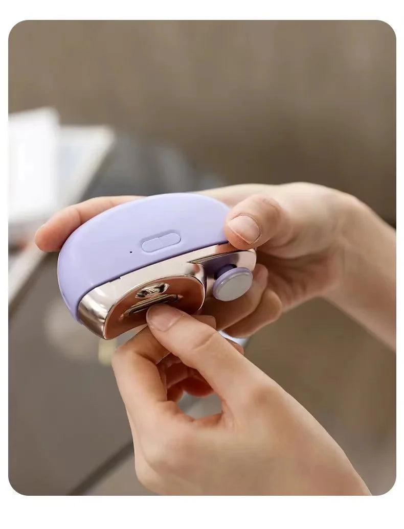 Electric Nail Clipper Grinding and Polishing 2 in 1 Multifunctional Portable Automatic Nail Grinder Electric Manicure Tool Beauty World Shop