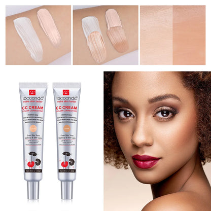 45ml Color Correcting CC Cream Facial Centella Asiatica Repair BB Cream Natural Concealer Whitening Liquid Foundation Cosmetics Beauty World Shop