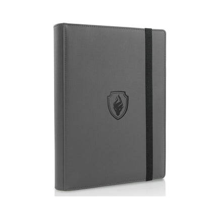 9 Pocket Card Binder, 360 Trading Card Holder Book, Premium PU Cover Zip Binder For Cards, Durable Side Loading Card Fold Beauty World Shop