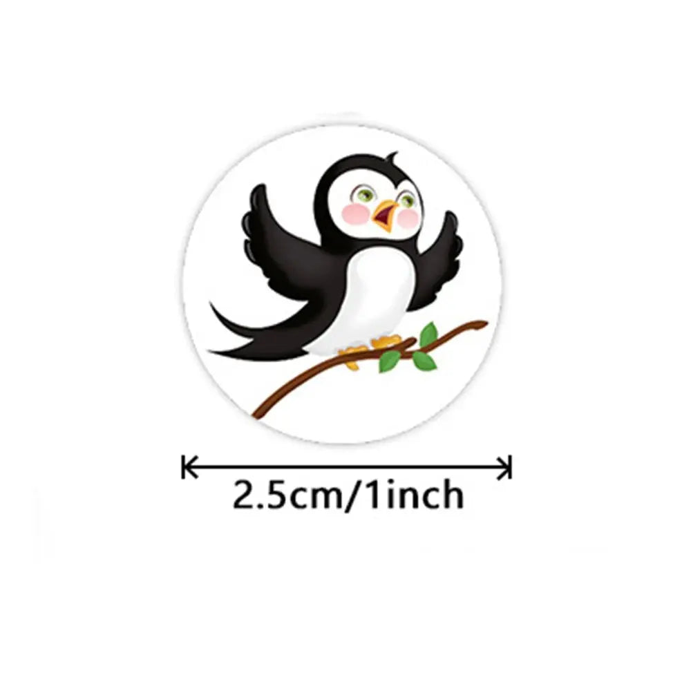 100-500pcs Cartoon Animal Stickers Teacher Reward Stickers for Kids, Party Decoration Sticker for School Classroom Home Beauty World Shop