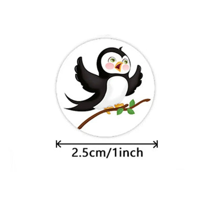 100-500pcs Cartoon Animal Stickers Teacher Reward Stickers for Kids, Party Decoration Sticker for School Classroom Home Beauty World Shop