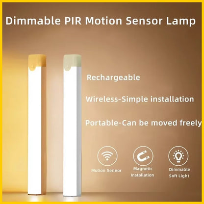 Wireless LED Cabinet Light Motion Sensor Light Closet Night Lamp For Kitchen Bedroom Detector Light Cabinet Staircase Backlight Beauty World Shop