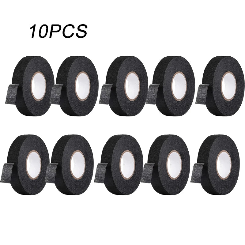 Electrical Insulating Tape Heat Resistant Harness Tape 9/15/50MM Car Cable Harness Wiring Loom Protection Waterproof Tape Beauty World Shop
