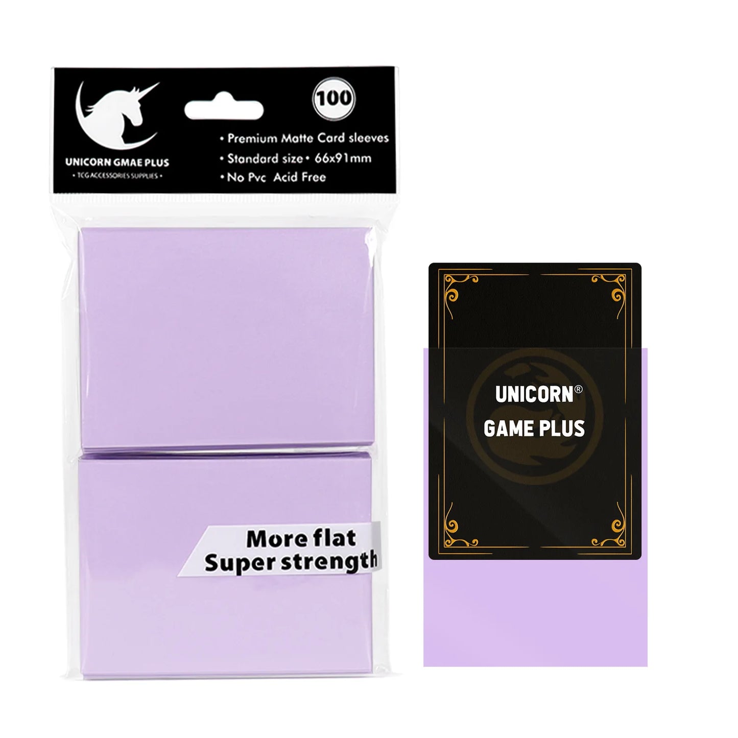 100Pcs/Set 66x91mm Matte Standard Size Card Sleeves TCG Trading Cards Protector for Tarot Shield Board Games Magical Cover PKM Beauty World Shop