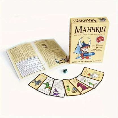 Manchkin, color version. 2nd edition (ru), the city falls asleep "for, card game, holiday gift (a small shade of color) Beauty World Shop