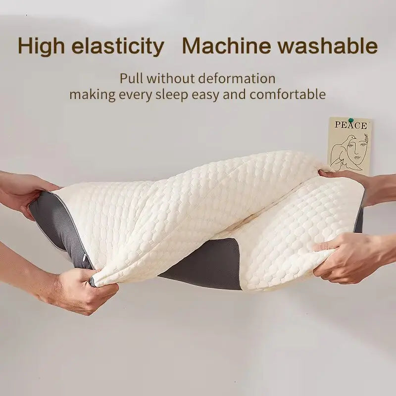 New Soybean Fiber Cervical Orthopedic Neck Pillow - Massage SPA Pillow for Household Sleep & Neck Protection