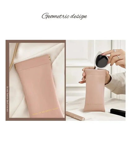Glasses Bag, Female Sunglasses, Sunglasses Storage Box, Portable Cartridge, Myopia Eye Bag, Automatic Closing Protective Cover Beauty World Shop