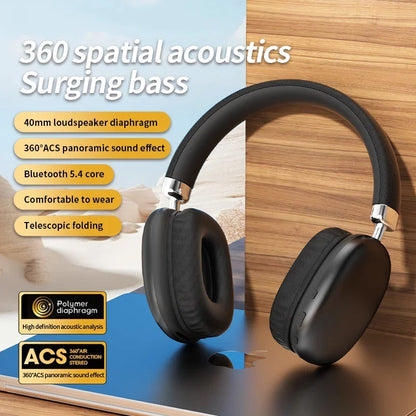 2025 NEW Air Max Bluetooth Earphone Over ear Wireless Headset stereo surround gaming Headphone For Apple Iphone Xiaomi Phone Beauty World Shop