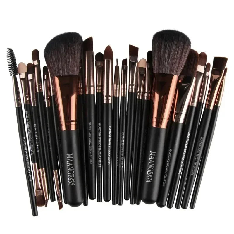 3/13/22pcs Professional Makeup Brushes Tools Set Make Up Brush Tools Kits for Eyeshadow Eyeliner Cosmetics Brushes Maquiagem Beauty World Shop