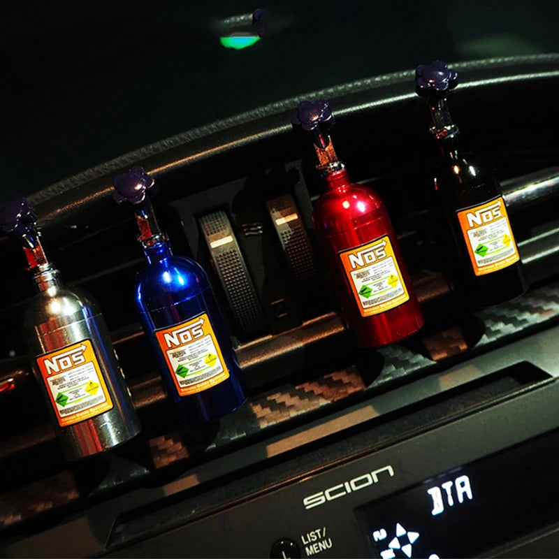 Hot Sale Car Air Freshener NOS Nitrogen Bottle Air Vent Aromatherapy Auto Aroma Outle Perfume Flavoring Fragrances Accessories Beauty World Shop