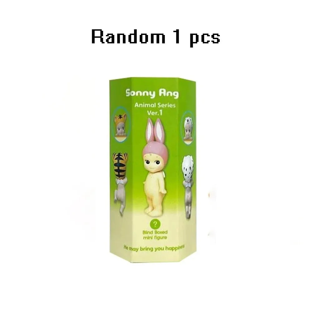 Angel Hippers Animal Blind Box Anime Figures Cute Doll Toy Office and Room Decor Doll Toy Children's Birthday Surprises Bag Gift Beauty World Shop