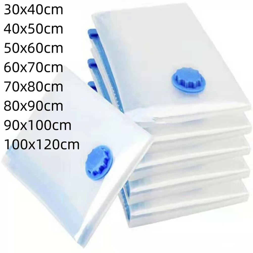 Vacuum Storage Bags With Valve Folding Compressed Space Saving Clothes Storage Big Size For Towel Cloth Blanket Beauty World Shop