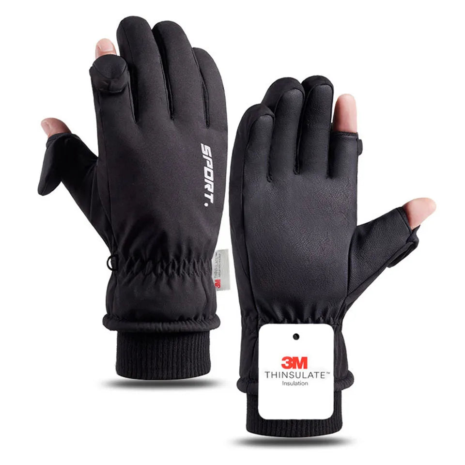 GTUBIKE Waterproof Men’s Women’s Winter Cycling Gloves Thermal Touchscreen Ski Gloves for Running Outdoor Sports Gloves Beauty World Shop