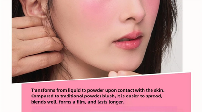 AZTK JC04 Water To Powder Liquid Blush Soft Matte Natural Flush Brightening Cheek Tint Lightweight Blendable Waterproof Makeup Beauty World Shop