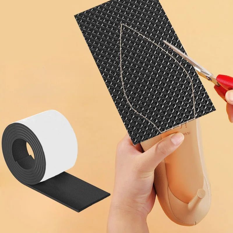 1 Roll Thick Non-Slip Wear-Resistant Shoe Sole Sticker - Anti-Abrasion Heel for Quieter, Sound-Canceling Chunky Heels Protection Beauty World Shop