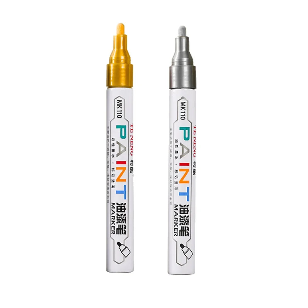 8 Colors Car Scratch Repair Paint Pen Quick Dry Touch Up Paint Repair Pen Waterproof Wheel Tyre Marker Auto Paint Marker Pens Beauty World Shop