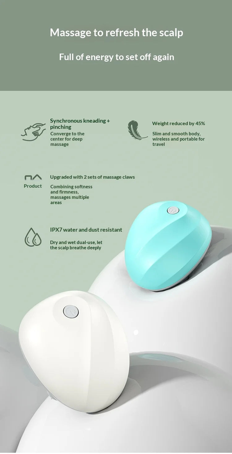 Deep Scalp Massager Head Cleaning Massager Also Suitable for Pets Electric Massage Tool Washable and Portable Beauty World Shop