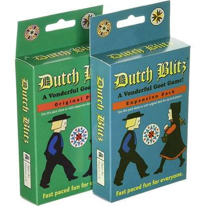 Dutch Blitz The Original Fast Paced Card Game Contains 160 Card Quick And Easy To Learn Great Family Game Fun For Everyone For 2 Beauty World Shop
