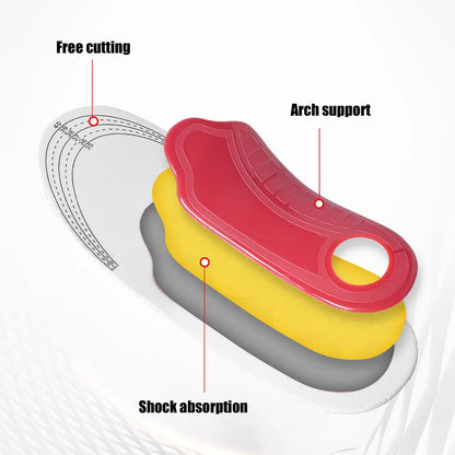 Orthotic Insole Arch Support Flatfoot Orthopedic Insoles For Feet Ease Pressure Of Air Movement Damping Cushion Padding Insole Beauty World Shop