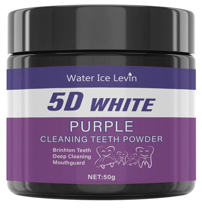 Purple Tooth Cleaning Powder - Sulfate-Free, Deep Cleaning and Polishing, Whitens Teeth in 5 Days, Portable for Daily Use and Travel Beauty World Shop