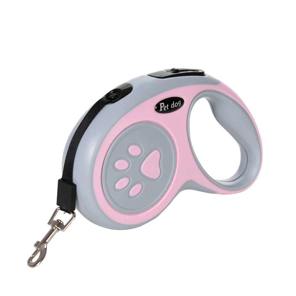 3m 5m Nylon Pet Dog Leash Automatic Retractable Extending Rope Puppy Walking Running Traction Roulette For Small Big Dogs Cats Beauty World Shop
