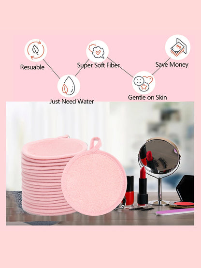 5/10/20Pcs Microfiber Face Cloths Reusable Makeup Remover Cloth Makeup Towels Face Deep Cleaning Pads Skincare Beauty Tools Beauty World Shop