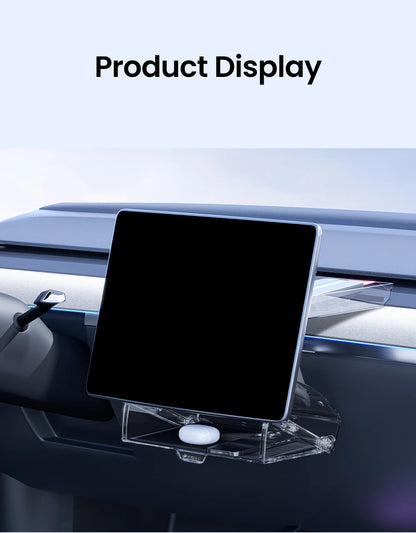 YZ For 2021-2025 Tesla Highland Model 3 Y Juniper Tray Magnetic Under Screen Hidden Storage Box Magnetic Hidden Screen Box Beauty World Shop