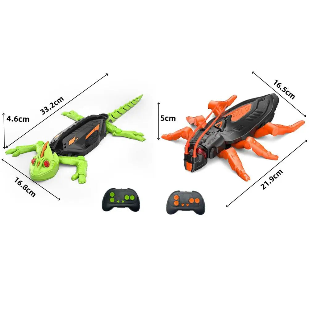 Wall Climbing RC Gecko Toy Electric remote control lizard wall climbing car gecko Animal Car Children's Halloween Toys Beauty World Shop