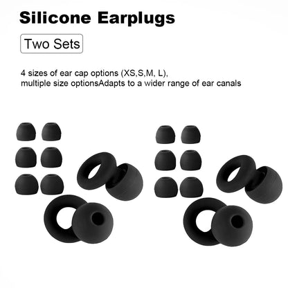 Silicone Earplugs for Swimming Sleep Noise Cancel Noise Reduction-Soundproof Reduce Disturbances -Quality loop Earplugs Beauty World Shop