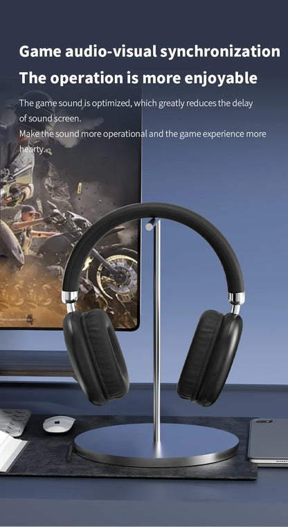 2025 NEW Air Max Bluetooth Earphone Over ear Wireless Headset stereo surround gaming Headphone For Apple Iphone Xiaomi Phone Beauty World Shop