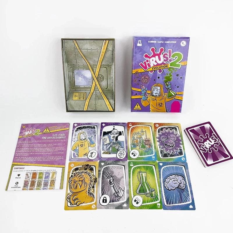 Virus 1 2 3 Board Game: The Ultimate Contagiously Fun Game for Family Parties in Spanish & English Beauty World Shop