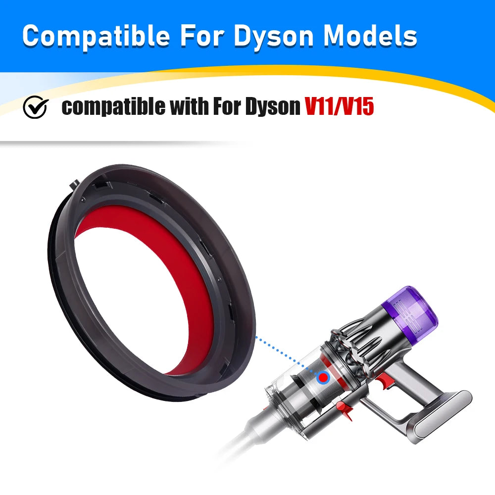 Dust Container Top Fixed Sealing Ring Spare Part for Dyson V11 V15 SV14 SV15 SV22 Vacuum Cleaner Accessories Beauty World Shop