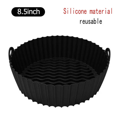 50Pcs Air Fryer Disposable Paper Non-Stick Airfryer Baking Papers Round Air-Fryer Paper Liners Paper Kitchen Accessories Beauty World Shop