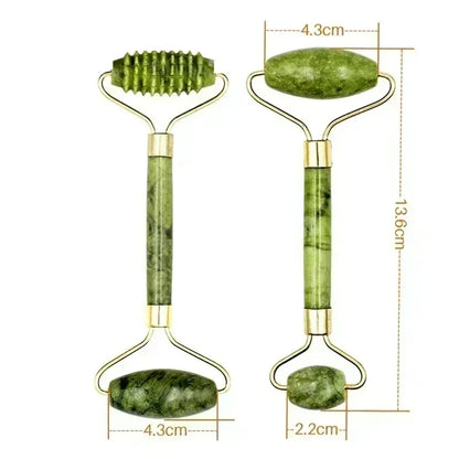 Natural Jade Roller Face Gua Sha, Natural Stone, Body Neck Massager, Acupoint, Eye Care Spa Massage Tools Massage Visage Lifting Beauty World Shop