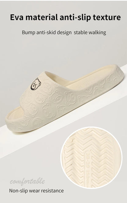 Non-slip Slippers Female Outer Wear 2024 New Bathroom Bathroom Indoor Home Sandals Female Summer Eva Beauty World Shop