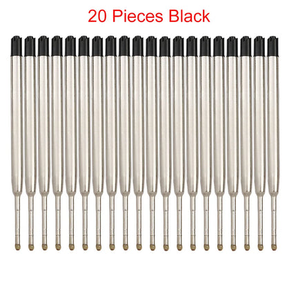 98mm1.0mm Ballpoint Pen Refills For Parker Pens Medium Point Blue Red Black Ink Rods For Writing Office Stationery Beauty World Shop