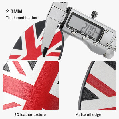 Union Jack Coffee Cushion Storage Groove Protect Coaster Car Cup Anti Slip Pad Mat For MINI Cooper F55 F56 F54 F60 Accessories Beauty World Shop