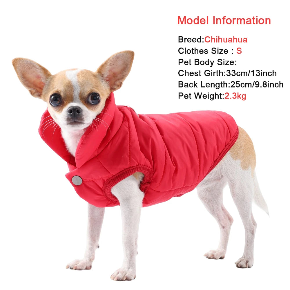 Waterproof Dog Coat Winter Fleece Clothes For Small Dogs Cats Thick Puppy Jacket Pet Vest Chihuahua Yorkshire Costume Overalls Beauty World Shop