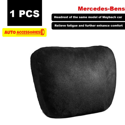 Car Headrest Neck Support Seat / Maybach Design S Class Soft Universal Adjustable Car Pillow Neck Rest Cushion High Quality Beauty World Shop