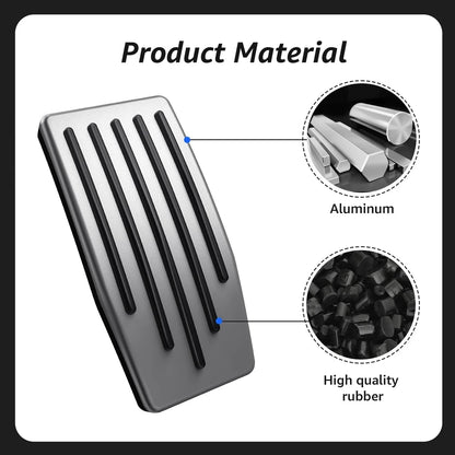 Foot Pedal Pad for Tesla Model 3 Y Juniper Non-Slip Performance Aluminum Car Accessories Model 3/Y Brake Accelerator Pedal Cover Beauty World Shop