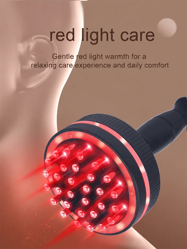 Electric Gua Sha Massager, Heating Body Massage Brush for Neck, Shoulder, Back, Legs and Abdomen, Portable Warm Massage Device f Beauty World Shop