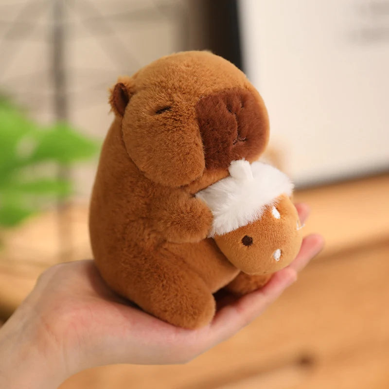 Capybara Plush Toy Pendant Keychain Capibara Cosplay Pokemon Pikachu Disney Stitch Sanrio Kuromi Plushies Stuffed Bag Decor Gift Beauty World Shop