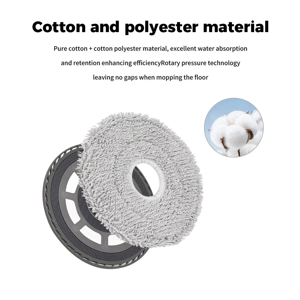 Mop Cloths For Xiaomi X10 Plus S10 Plus X20 Plus 5C 5 5Pro Omni 1S Omni 2 M30 Pro M30S OV31GL OV42CN OV21GL Vacuum Mop Parts Beauty World Shop