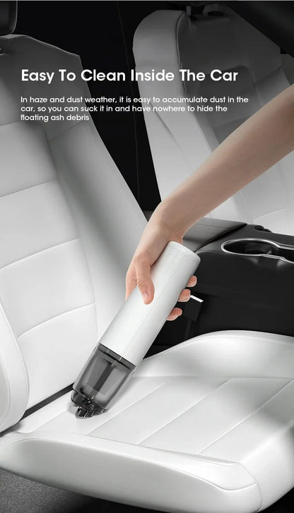 Handheld Vacuum Cleaner Mini Dust Remover Car Vacuum Cleaner Rechargeable Multifunctional Wireless Dust Catcher For Car LowNoise Beauty World Shop