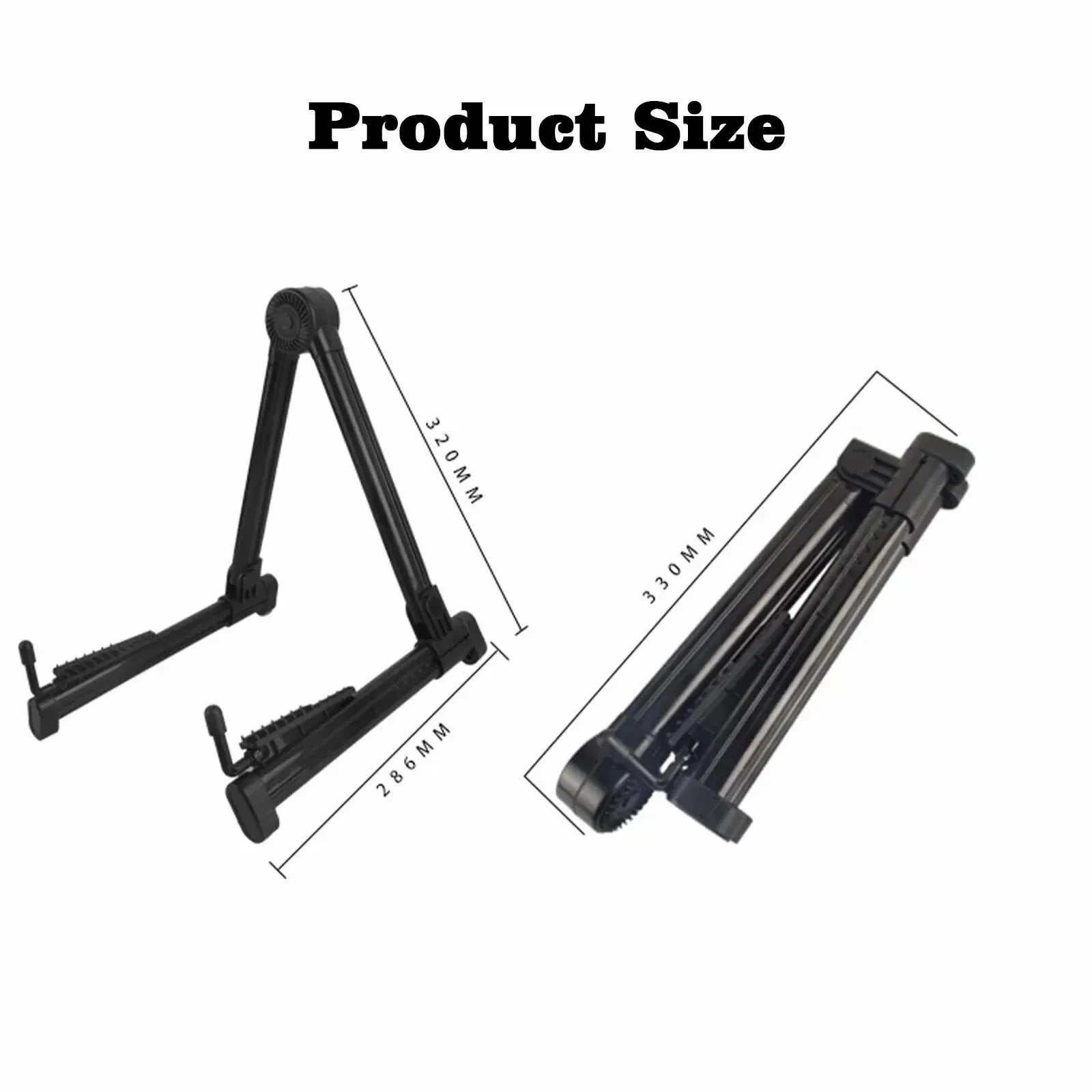 Miwayer Guitar Stand Folding A Frame Floor Universal ABS for Acoustic Classical Electric Bass Guitars Banjo Ukulele Portable Beauty World Shop