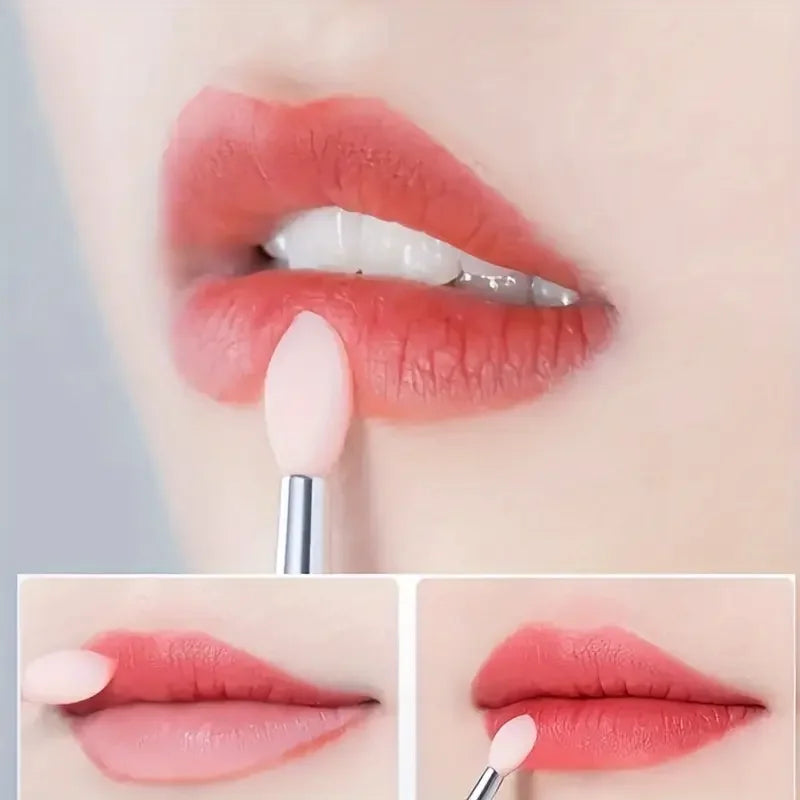 1/3/5PCS Portable Silicone Lip Brush With Cover Soft Multifunctional Lip Balm Applicator Lipstick Lipgloss Makeup Brushes Beauty World Shop